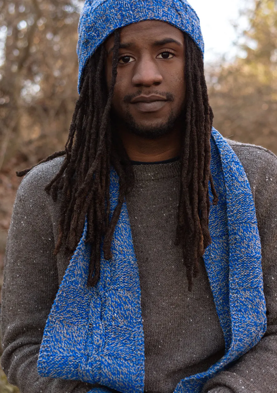 Checkered Path Scarf <br/><small>knitting pattern</small>
