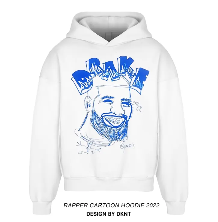 DKNT RAPPER GRAFFITI CARTOON GRAPHIC HOODIES