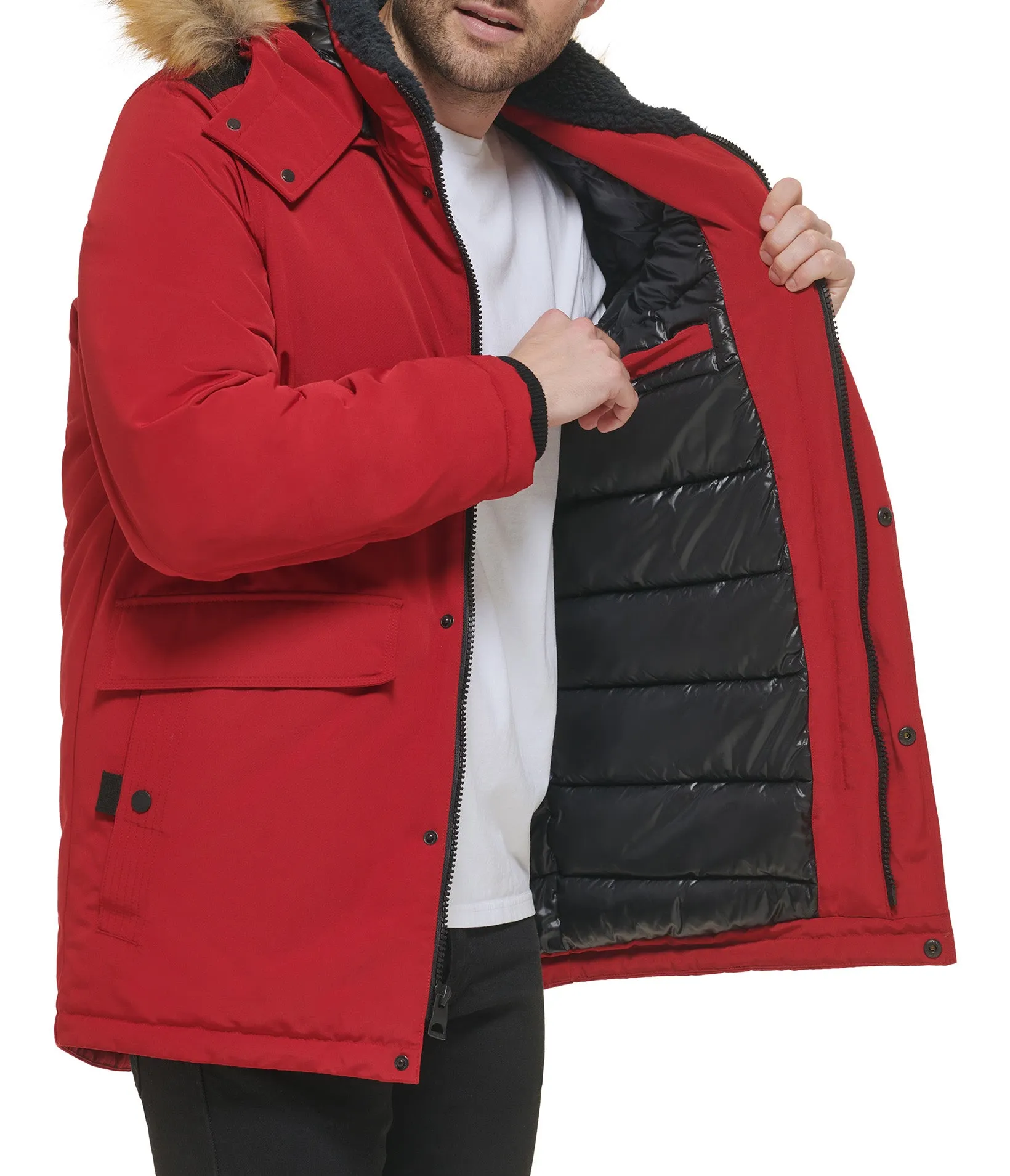 Faux Fur Parka