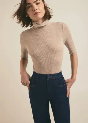 Favorite Daughter The Amelia Top- Oatmeal Melange