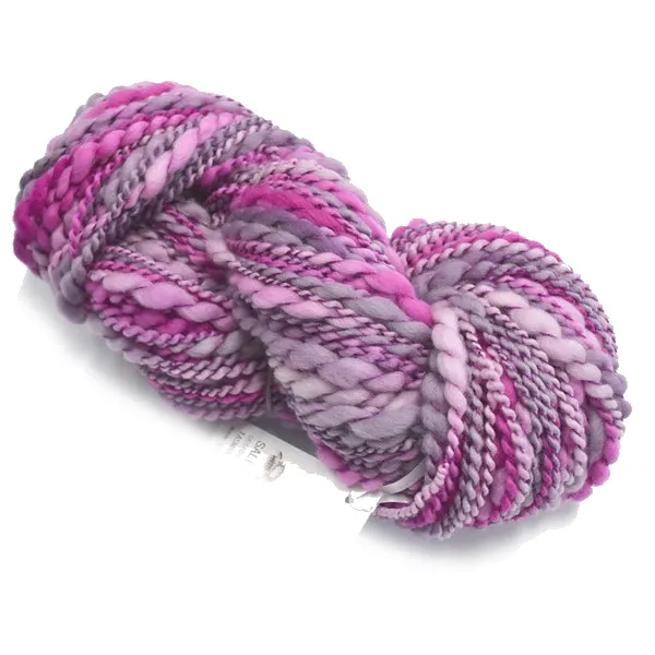 Hand Spun Chunky Tasmanian Merino Yarn in Soft Plum 12992