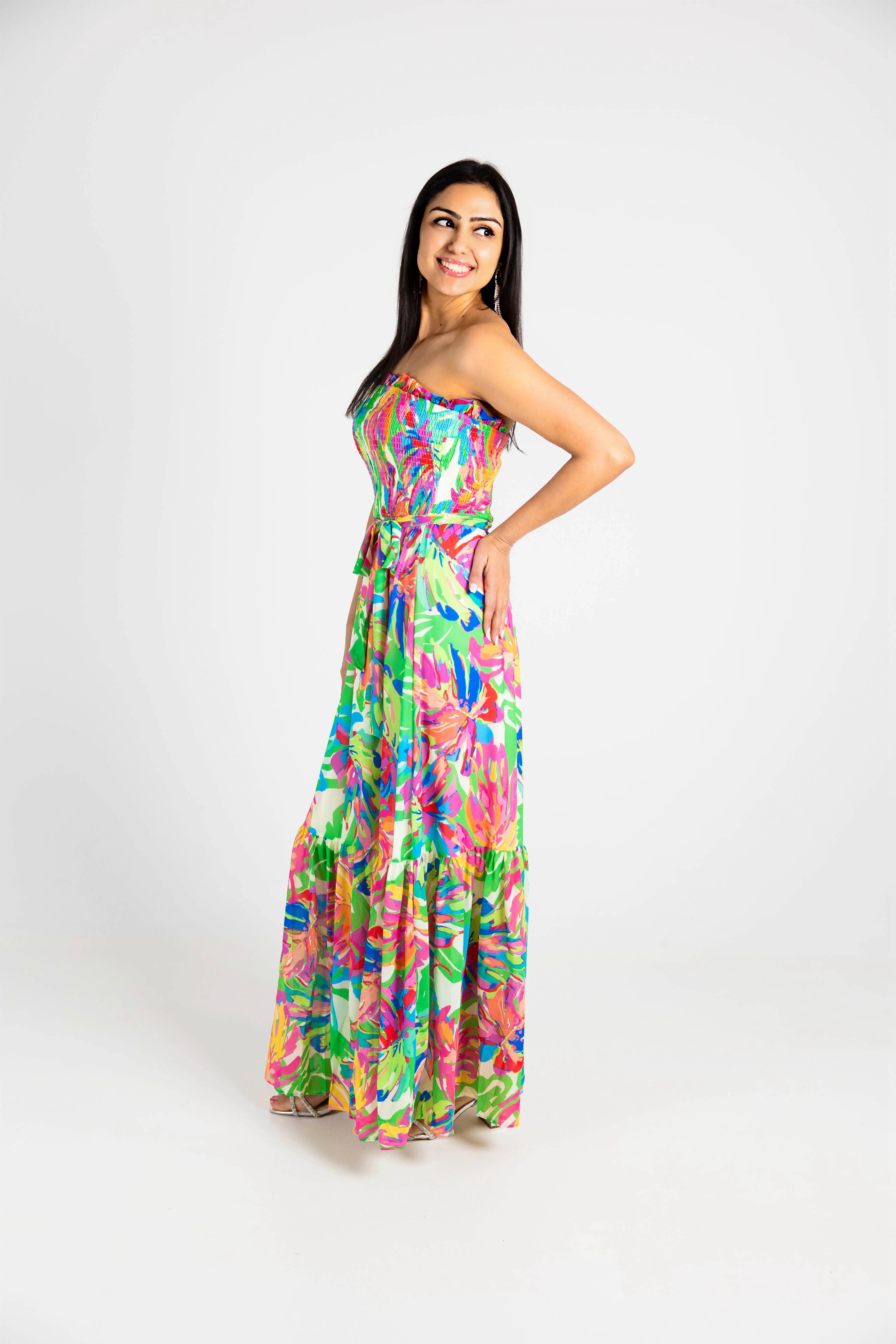 Island In The Sun Maxi Dress