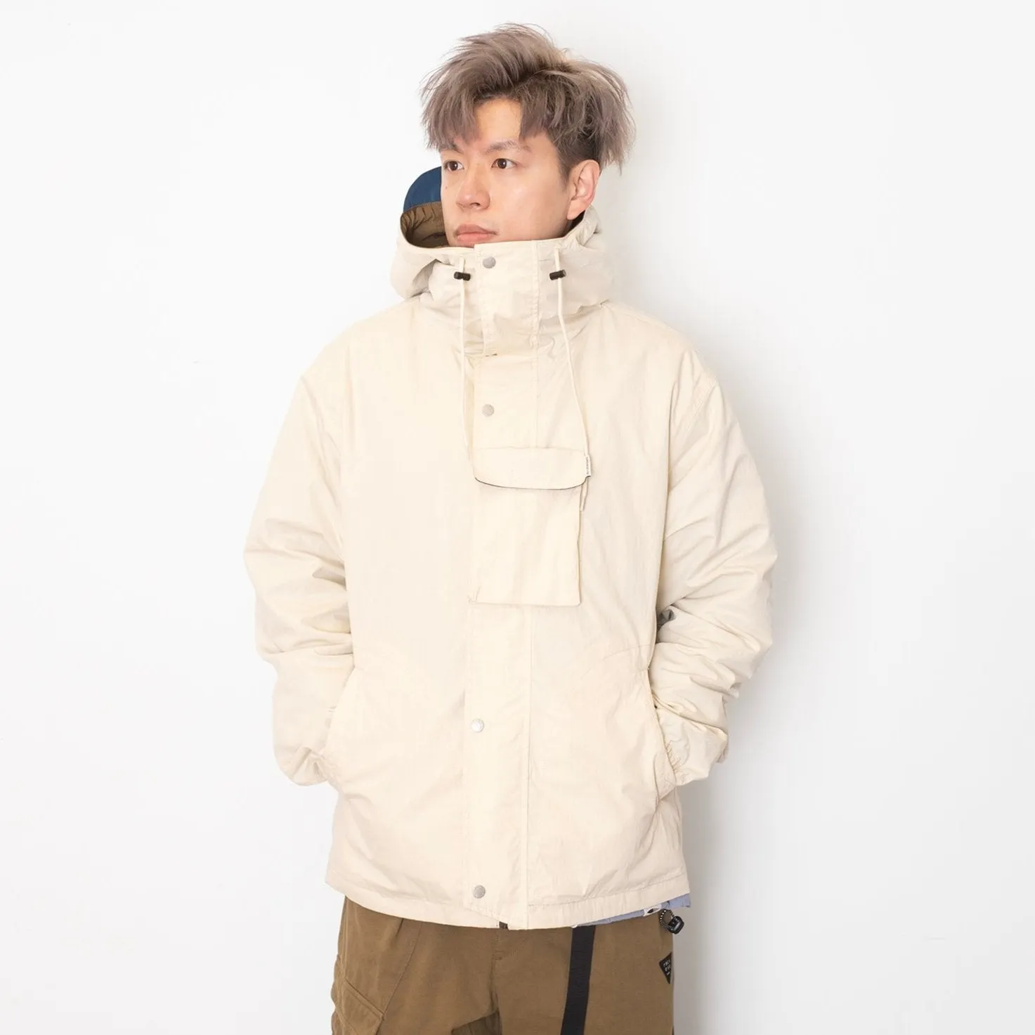 (JK365) 2 Face Crazy Patch Mountain Parka