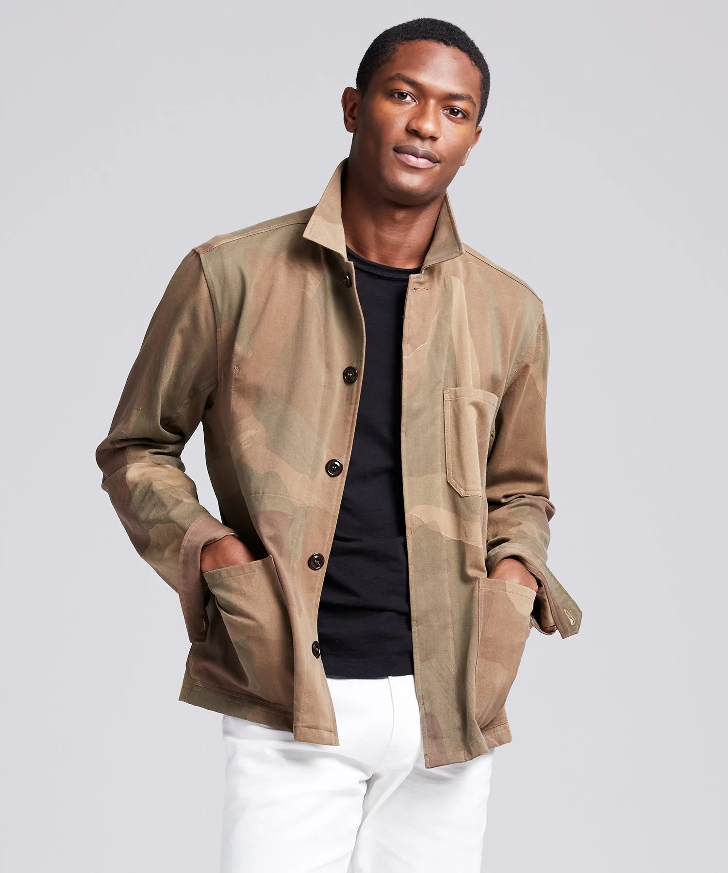 Made in New York Brushed Camo Chore Coat