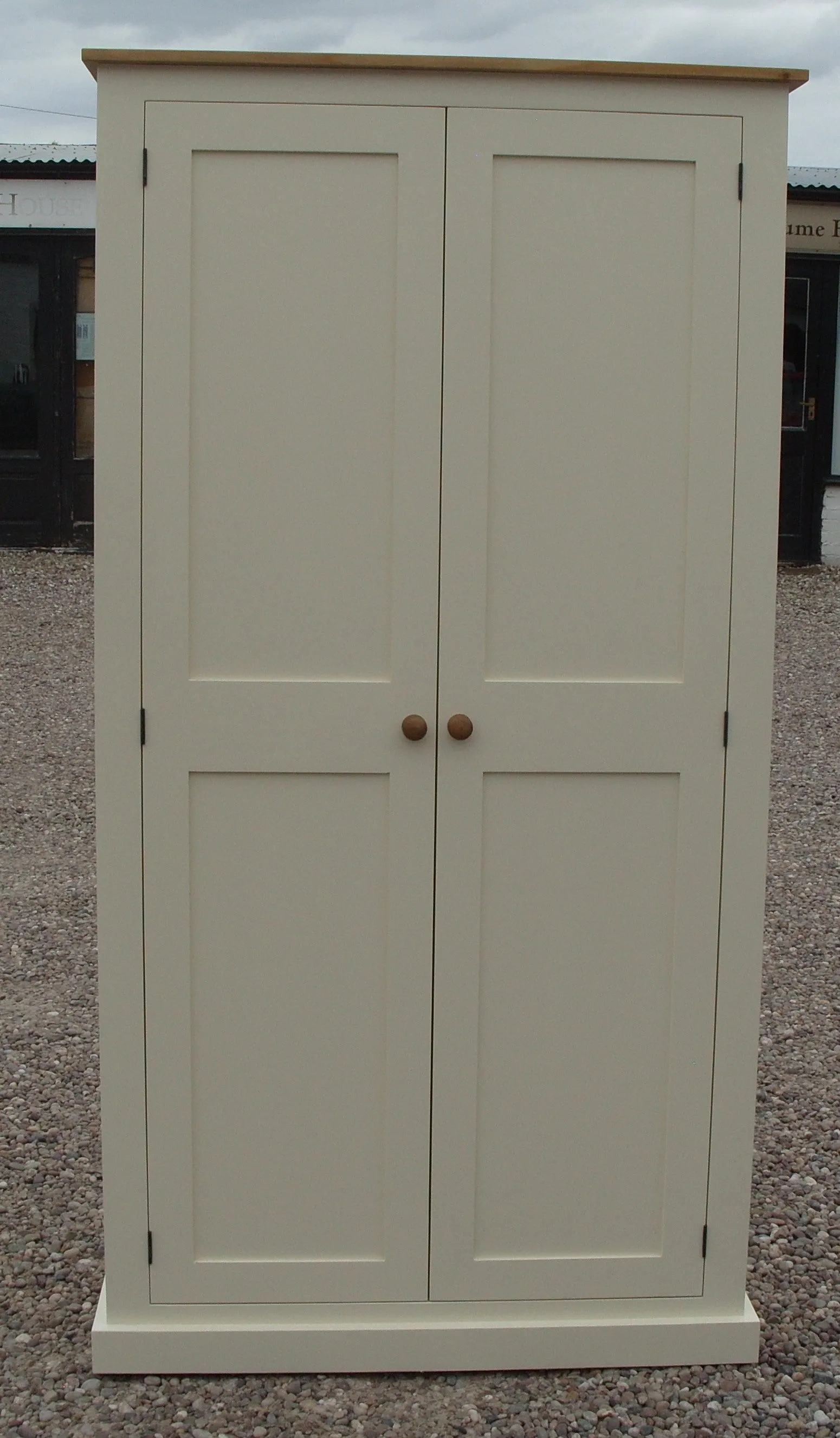 No. 3 **2 Door Entrance Hall Cloak Room Cupboard with Hooks and Shelves - ALL WIDTHS and COLOURS 📢 ADD TO CART to UNLOCK TODAYS DEAL