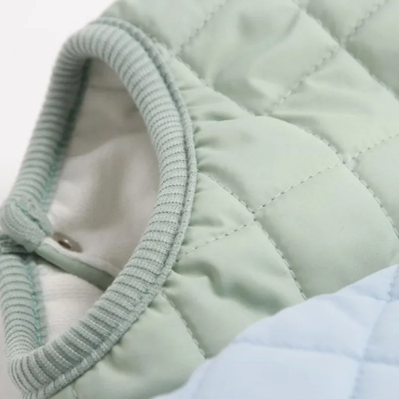 Padded Luxe Dog Vest - Green