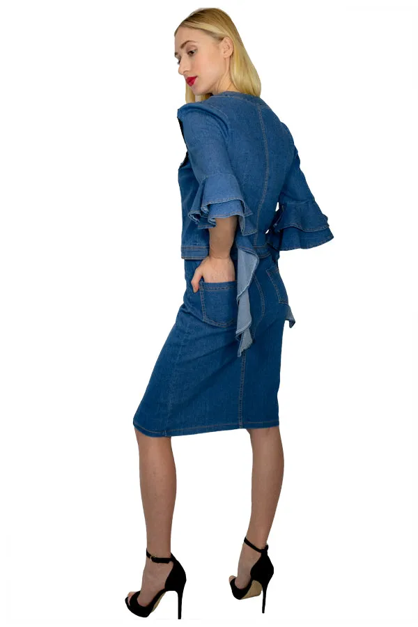 Q1342 DENIM TOP