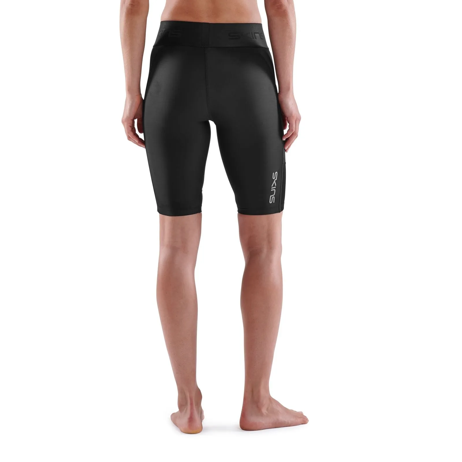 Skins Series-3 Womens Half Tights - Black