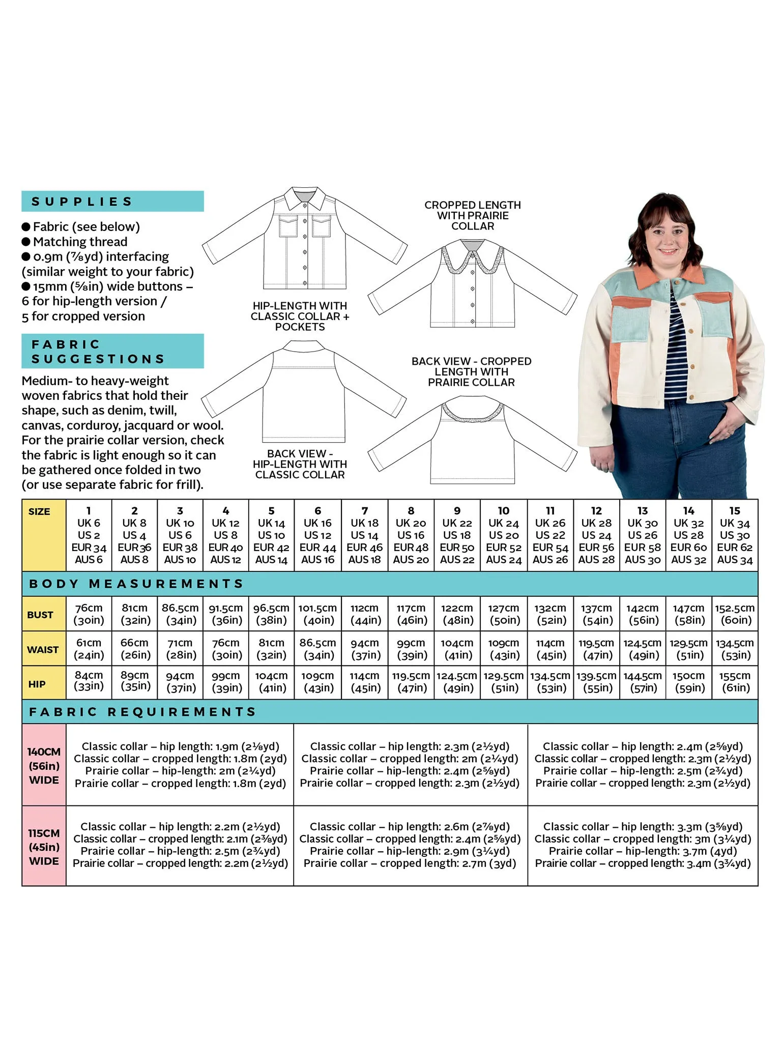 Tilly and The Buttons Sonny Jacket Pattern