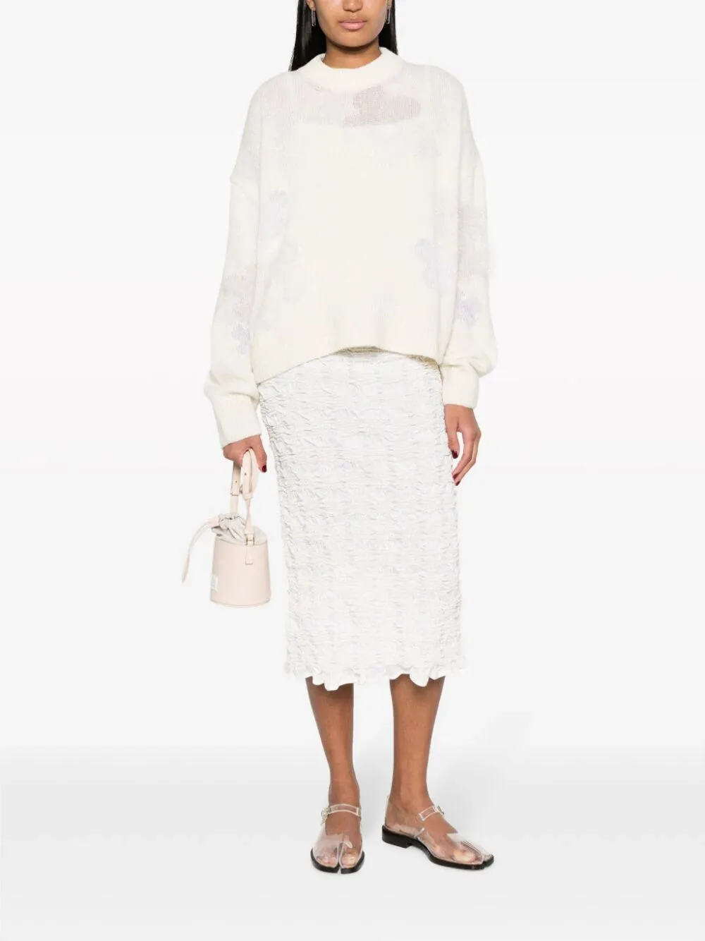 Ugne pencil midi skirt